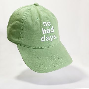 NO BAD DAYS® 6 Panel Twill Cap - Mint Dad Hat